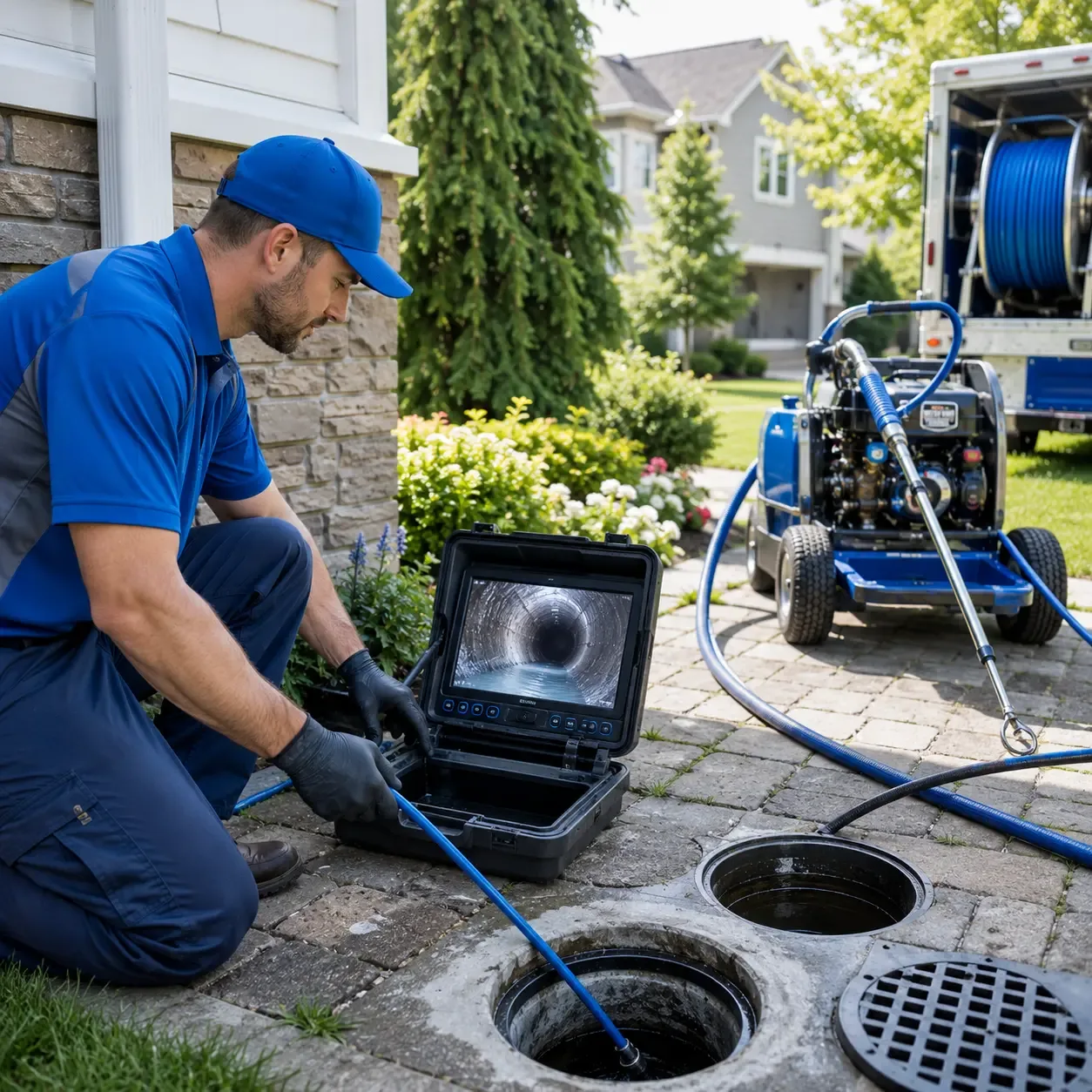 Outdoor drain cleaning professionals serving Jonesboro, TX